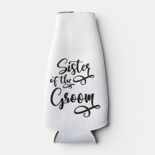 Sister of the Groom Bottle Cooler