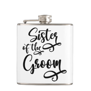 Sister of the Groom Hip Flask