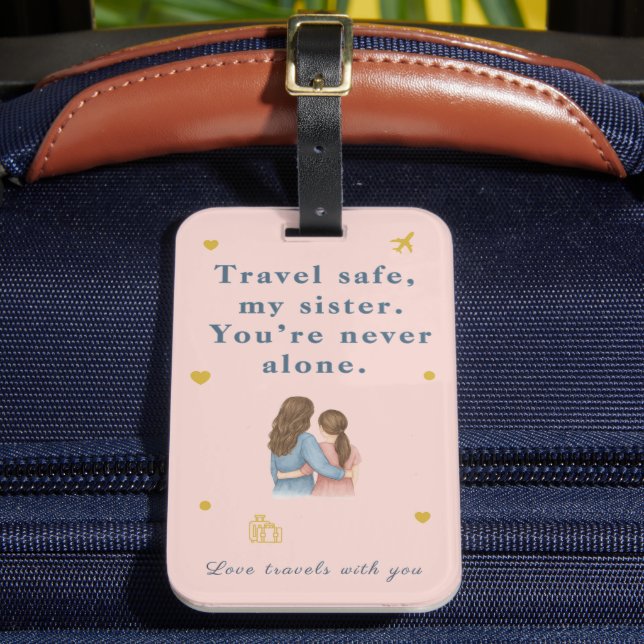 Sister Photo Collage Tag – Same Hearts Always (Front Insitu 2)
