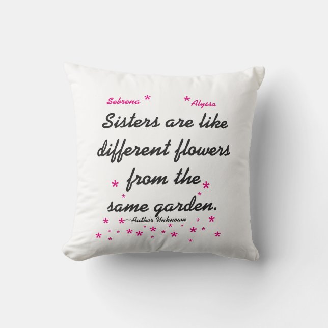 Sister Pillow (Front)