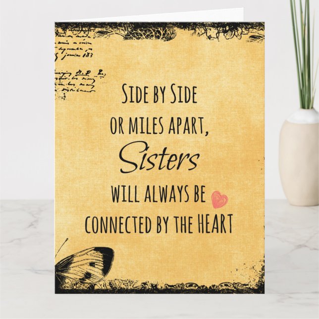 Sister Quote Card (Front)
