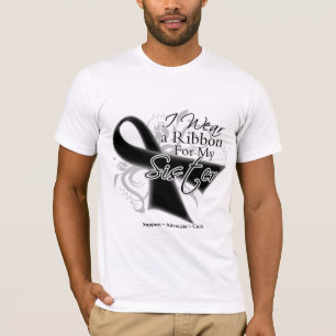 Sister Ribbon - Melanoma Skin Cancer T-Shirt