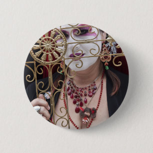 Sister Sara Femme Fatale 2 Inch Round Button