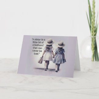 SISTER SAYING NOTE CARD