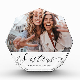 Sister Script Gift For Sister Photo Keepsake