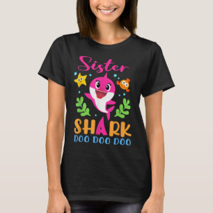 Sister Shark Shirt Sister Shark Lover Family Mothe