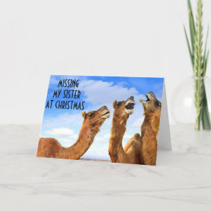 SISTER=SINGING THE BLUES-MISS U AT CHRISTMAS TIME! HOLIDAY CARD