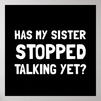 Funny Sister Posters | Zazzle Canada