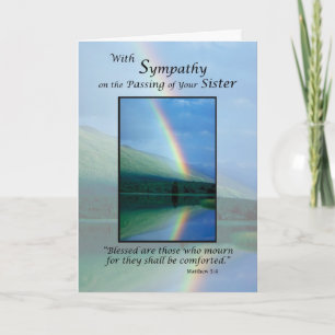 Sister Sympathy Rainbow Card