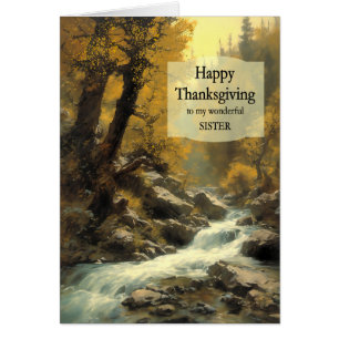 Sister Thanksgiving Forest and Stream 