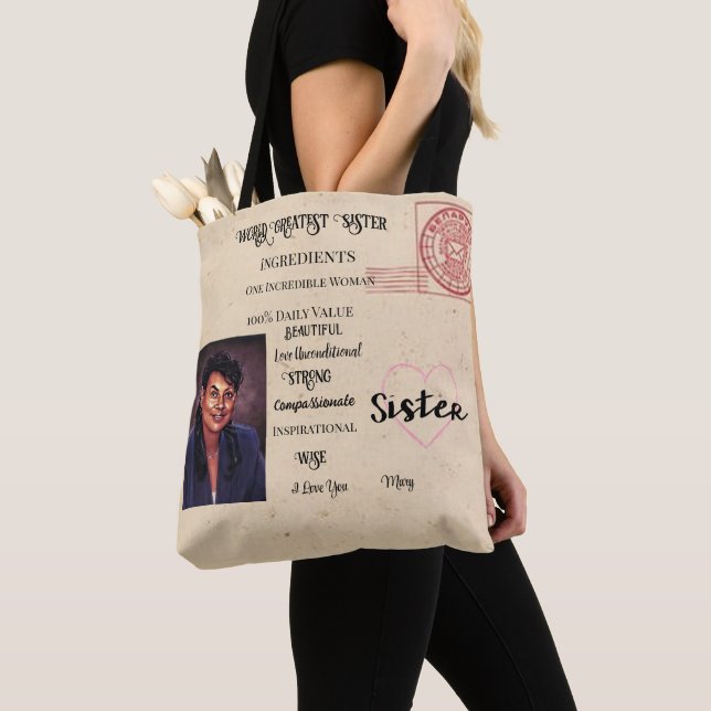 Sister Tote Bag (Close Up)