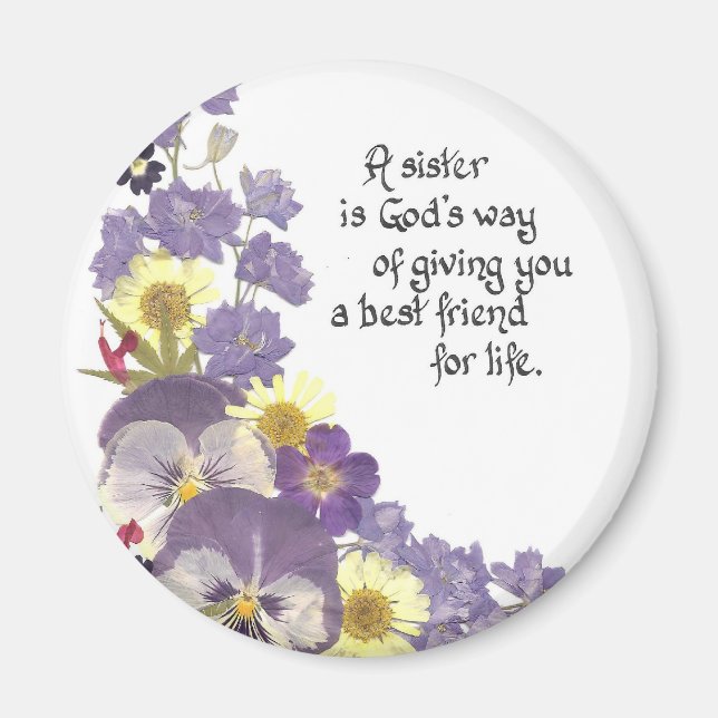 Sister tribute magnet (Front)