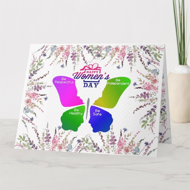 "Sisterhood Celebrated" Card (Front)