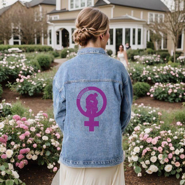 Sisterhood Denim Jacket (Wedding Back)