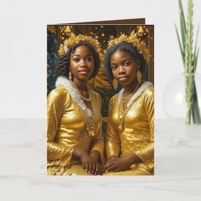 Sisterhood-Folded Thank You Card (Front)