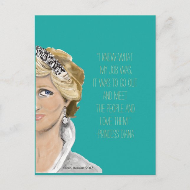 Sisterhood postcard Diana (Front)