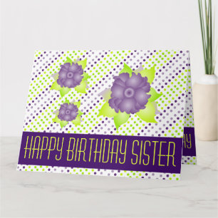 Sisterly Birthday Wishes Card