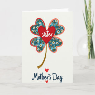 Sisterly Love Mothers Day Card