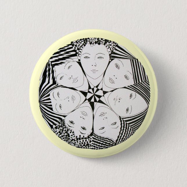 Sisters 2 Inch Round Button (Front)