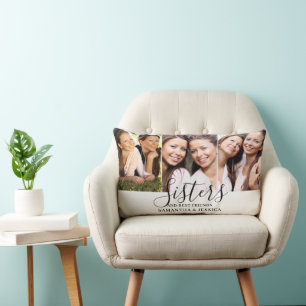 Sisters 3 Photo  Lumbar Pillow