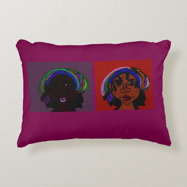 Sisters Accent Pillow (Front)