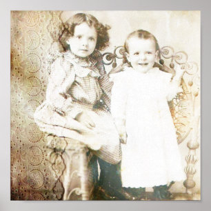 Sisters and Lace Poster