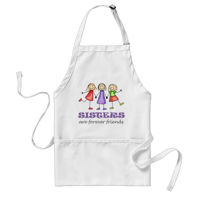 Sisters are Forever Standard Apron (Front)