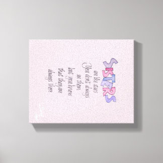 Sisters are like Stars Canvas