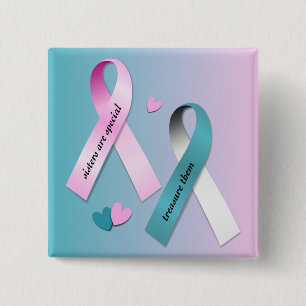 Sisters are Special 2 Inch Square Button