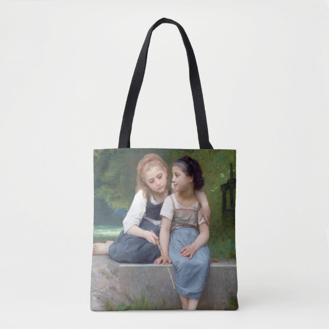 Sisters, Bouguereau Tote Bag (Front)