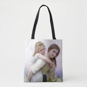 Sisters, Bouguereau Tote Bag