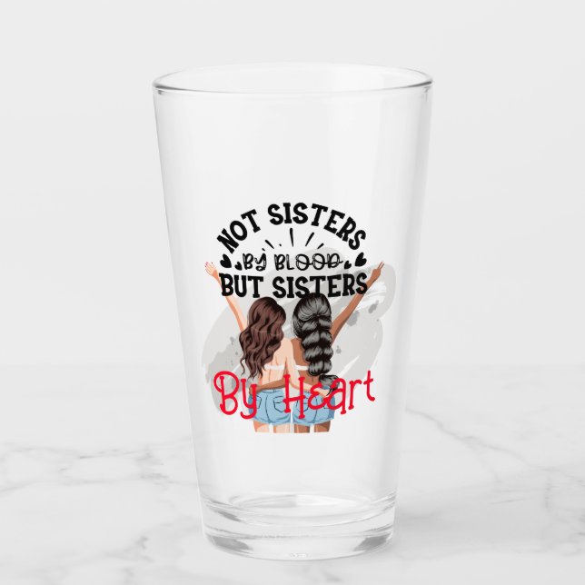 Sisters By Heart Glass (Front)