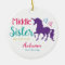 Sisters Colourful Unicorn Middle Sister Christmas