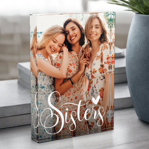 Sisters Elegant Photo Block