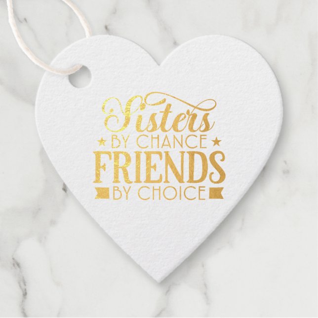 Sisters Favour Tags (Front)