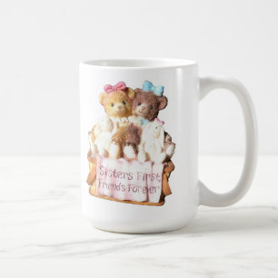 Sisters First Friends Forever Two Bears Coffee Mug