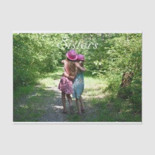 Sisters Friendship in the Rustic Spring Country Tissue Paper