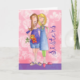 Sisters - Greeting Card