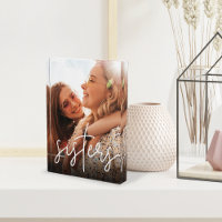 Sisters Handwritten Script Overlay