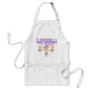 Sisters have Best Brother Apron