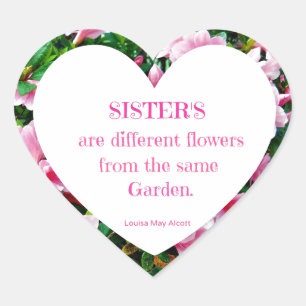 Sisters! Heart Sticker