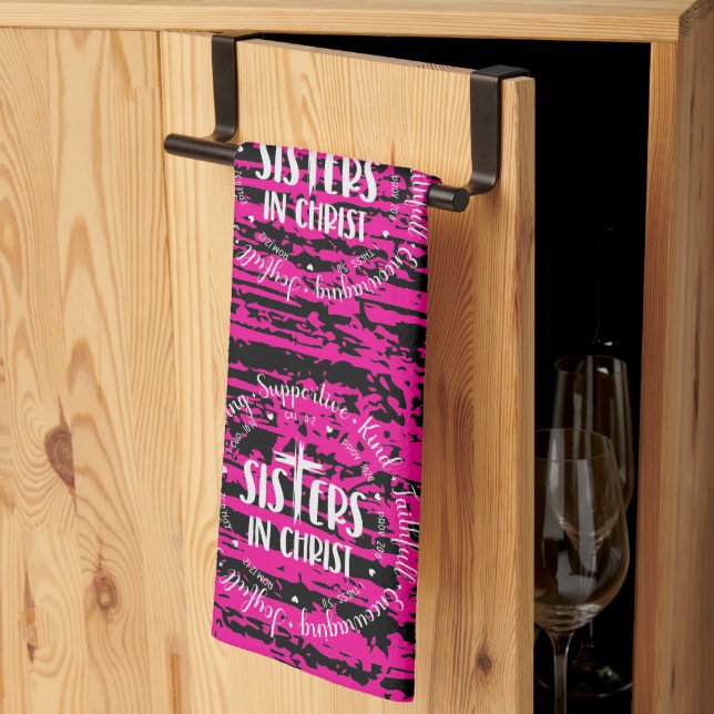 Sisters in Christ Kitchen Towel (Thirds Fold)