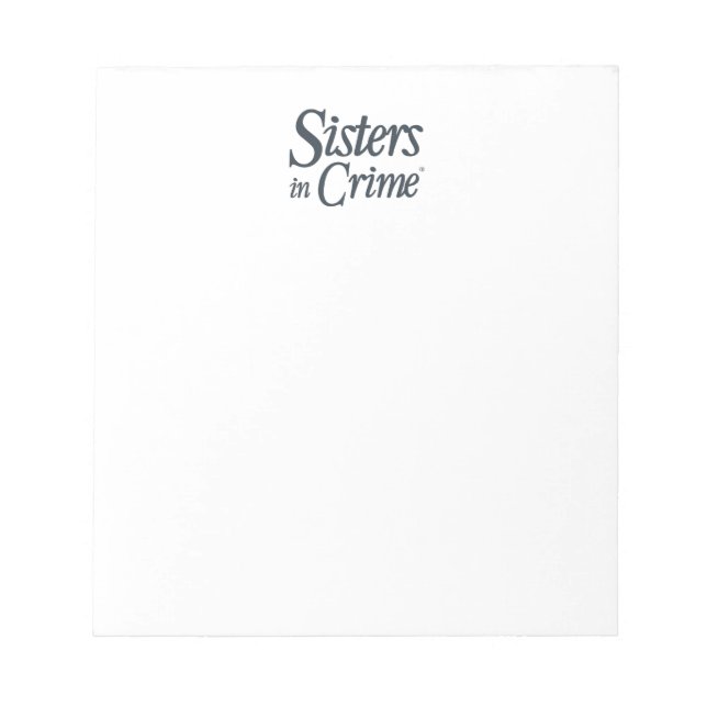 Sisters in Crime logo Notepad (Front)