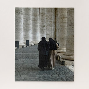 Sisters in Vatican City,  St. Peters Square Jigsaw Puzzle