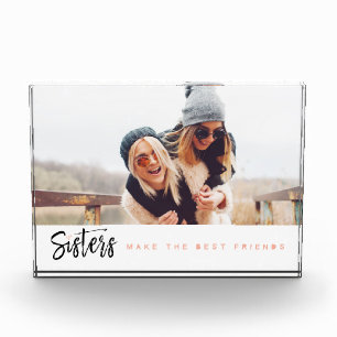 Sisters Make the Best Friends Single Photo Collage