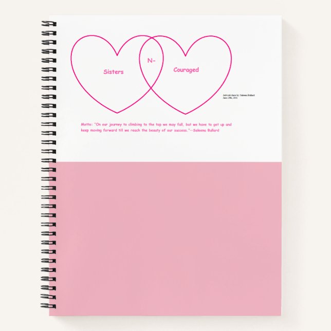 Sisters N-Courage (c) 2016 notebook1 Notebook (Front)