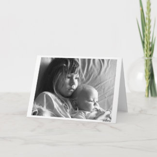 "Sisters" notecard
