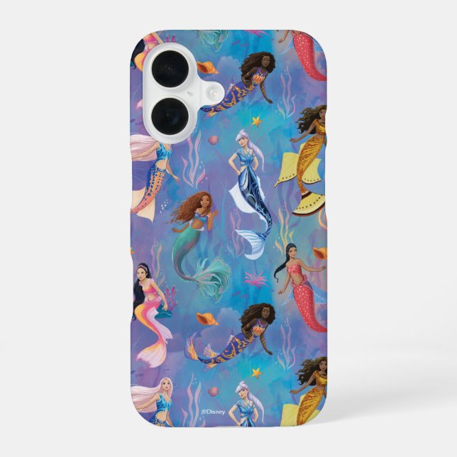 Sisters of the Sea Ocean Pattern iPhone 16 Case (Back)