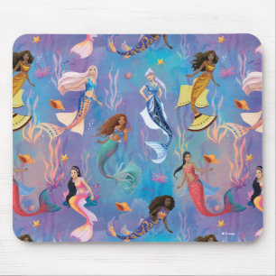 Sisters of the Sea Ocean Pattern Mouse Pad