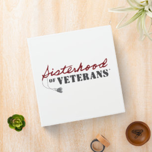 Sisters of Veterans Military Pride Design Binder
